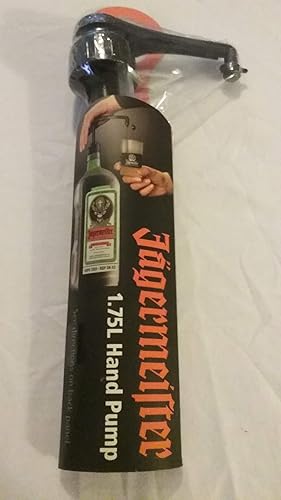 Jagermeister - Dispensador de botellas Jagermeister de 1,75 L, dispensador de inyección de botella Jagermeister 1,75 L, bomba de mano