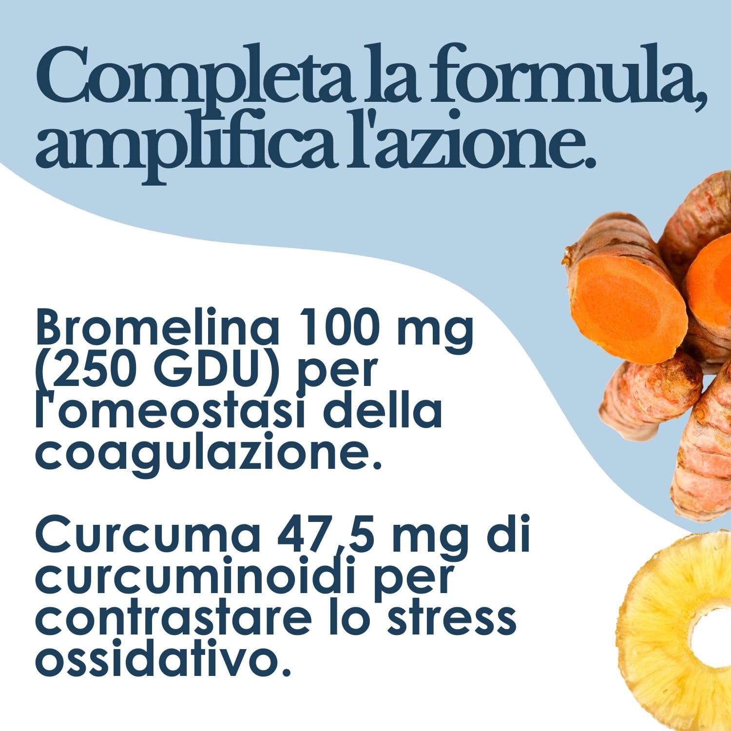 ERBEX - Nattochinasi Plus | Nattochinasi 2000 FU, Bromelina e Curcuma | 90 Capsule | Integratore per la Circolazione e il Benessere Cardiovascolare | Pacco da 3