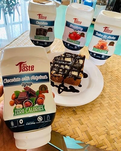 Miniatura 5 de Mrs Taste Jarabe de chocolate sin azúcar, cero calorías, cero sodio, cero azúcar, alto en fibra, apto para dieta cetogénica, apto para dieta paleo,