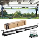 10L0L Golf Cart 4 Panel Mirror,Long Rear View Mirror Universal fit EZGO,Club Car,Yamaha and Other UTV ATV & Truck Vans,Eliminate Blind Spots, 35.8