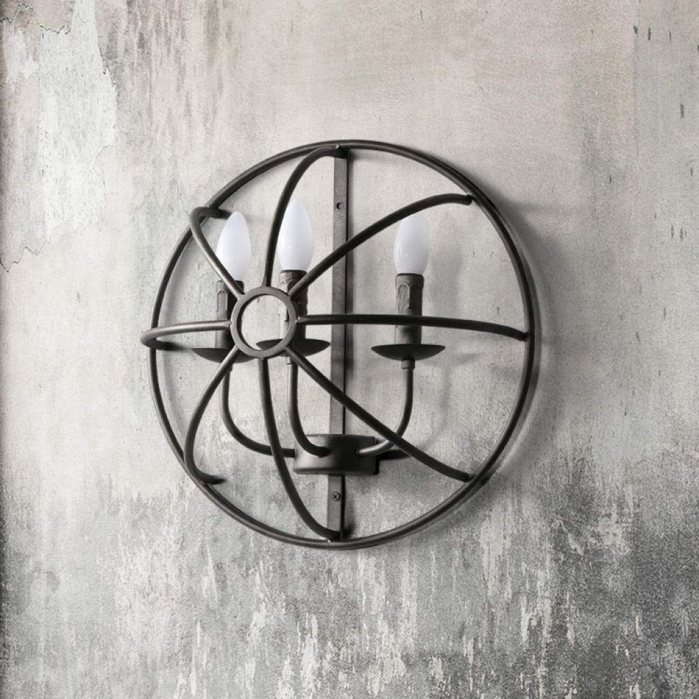 Double Crystal Wall Lamp Restaurant Bar Corridor Decoration@Kc-B1036 with 3W Led E14 Trigeminal Transparent Tip Bubble 2 Pieces