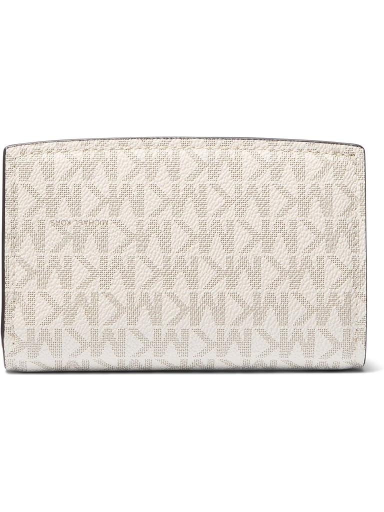Beige Michael Kors Bryant Medium Zip Around Wallet