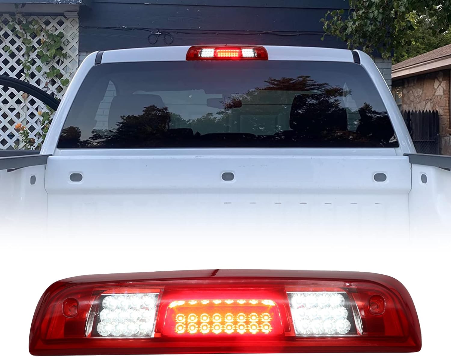FZJDSD 3rd Third Brake Light LED High Mount Brake Cargo