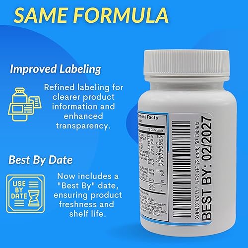 Miniatura 3 de Lipo BC, Lipo B-Complex 90 Tabletas