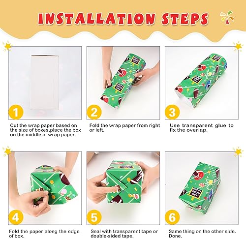 Vista 140 de WERNNSAI Rollos de papel de regalo de dinosaurios, 3 rollos de papel de regalo de dinosaurio rosa de 17 x 120 pulgadas, para bebés, niñas, Pink