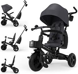 Kinderkraft AVEO 2 PRO Tricycle 6 in 1, CLICK&TWIST Rotat…