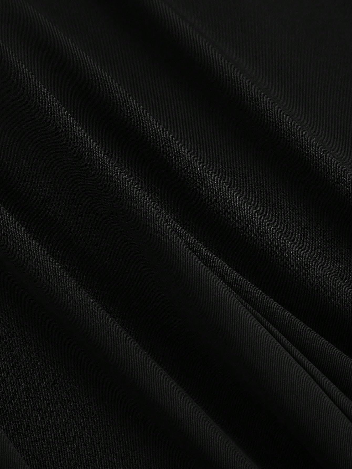 SOLY HUX Damen Lange Hose Elegant Palazzon Hosen Office Casualshose Anzughose mit Reißverschluss Freizeithose Stoffhose Breite Bein Geradehose