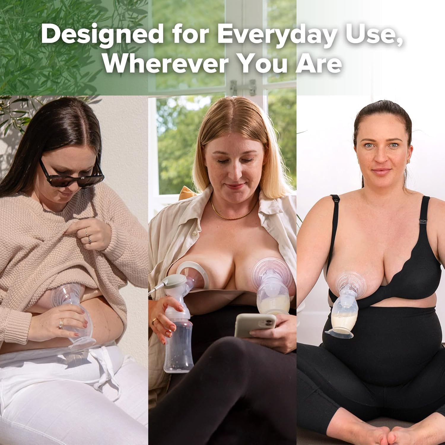 haakaa Gen.2 Plus Upgraded Manual Breast Pump, 5oz/150ml Multi-Ring ComfortCARE Sensitive Silicone Breast Pump with Stopper Set, Patent-Pending Design for Breastfeeding Moms