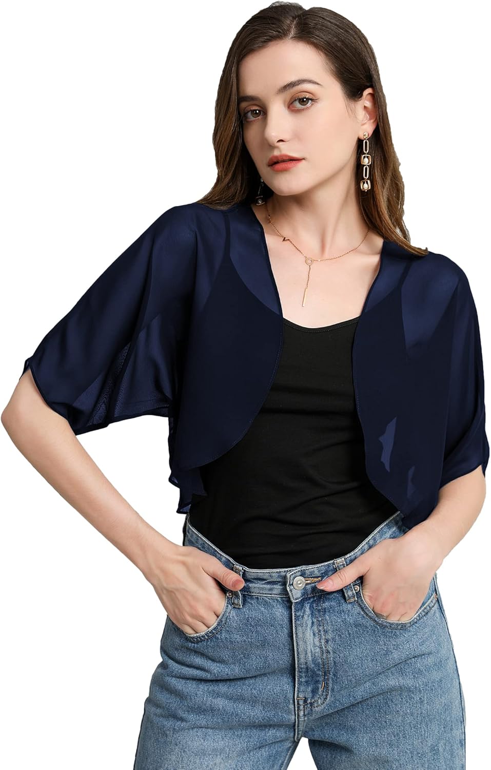 トップス Sheer Short Bolero PRANK PROJECT Sheer Short Bolero