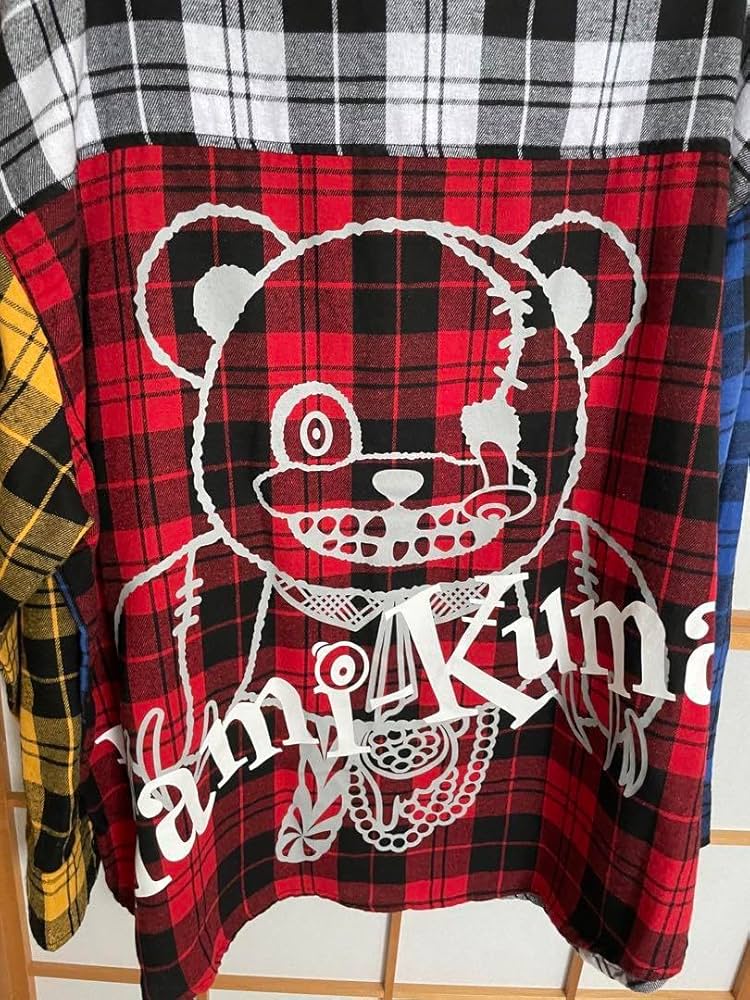 ハミクマ　チェックシャツ　USJ 71abfB4NiHL._UF350,350_QL50_.jpg