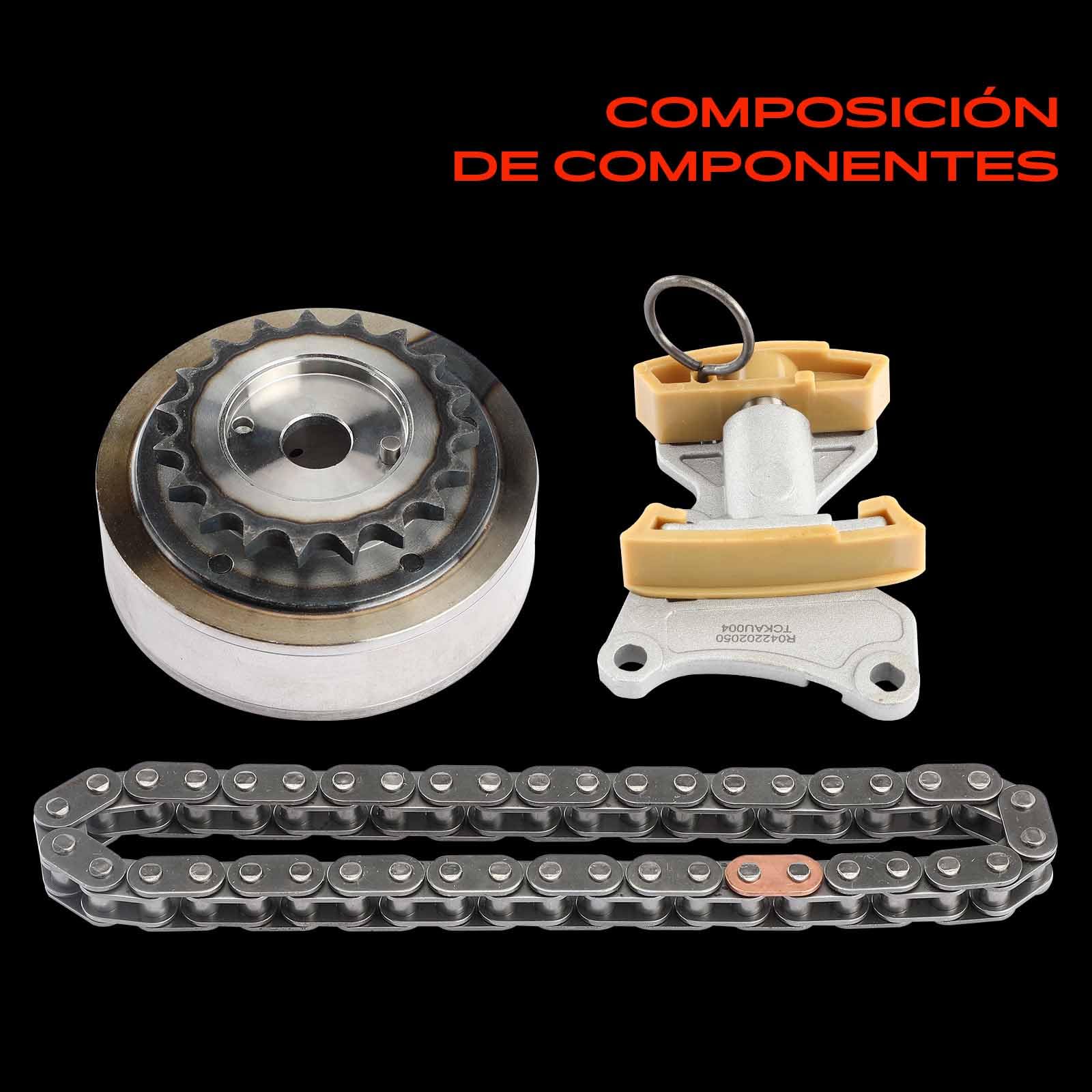 Frankberg Kit de cadena de distribución 06D109229AS1 | Compatible con: Altea XL 5P5 5P8, T.o.u.r.a.n 1T1 1T2, Golf Plus 521 5M1, O.c.t.a.v.i.a II 1Z3, TT 8J3