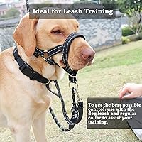 Vista 7 de BARKLESS Collar de cabeza de perro, halter sin tirones con acolchado suave, arnés acolchado suave reflectante para perros grandes, labrador, golden