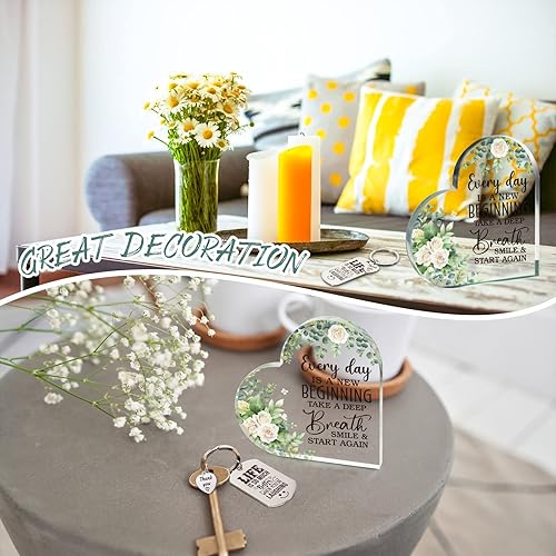 Miniatura 5 de Decoración de oficina para mujer, regalos inspiradores para mujer, regalos de agradecimiento de acrílico, regalos para el día de San Valentín, placa