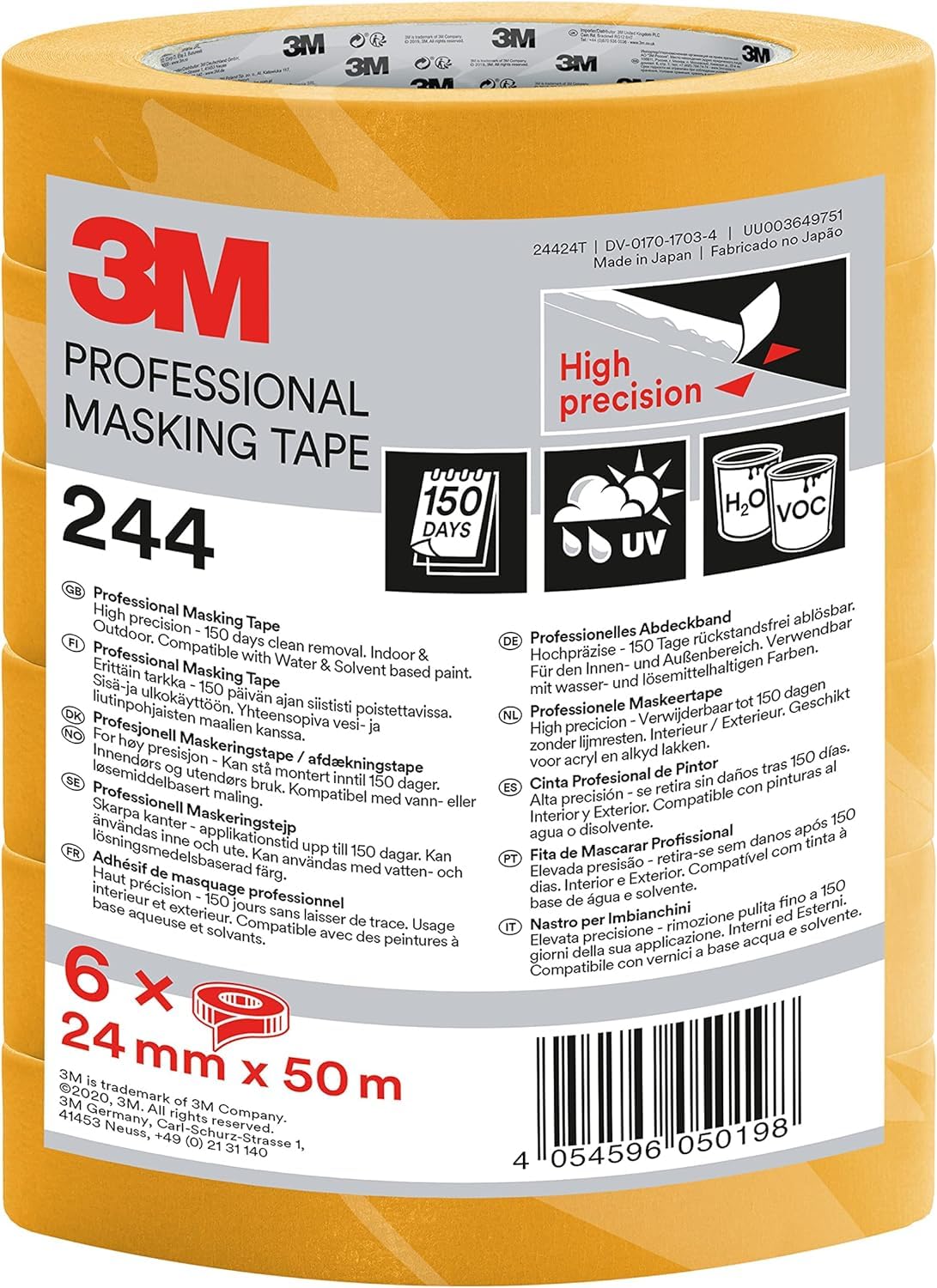 Scotch 40011915 Double-Sided Mounting Tape - 19 mm x 1.5 m - White