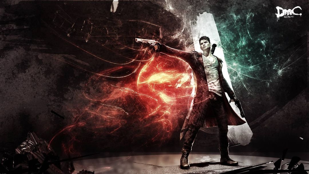 DMC デビルメイクライ　大型タペストリー Amazon.com: 016 DmC Devil May Cry 43x24 inch Silk Poster Aka