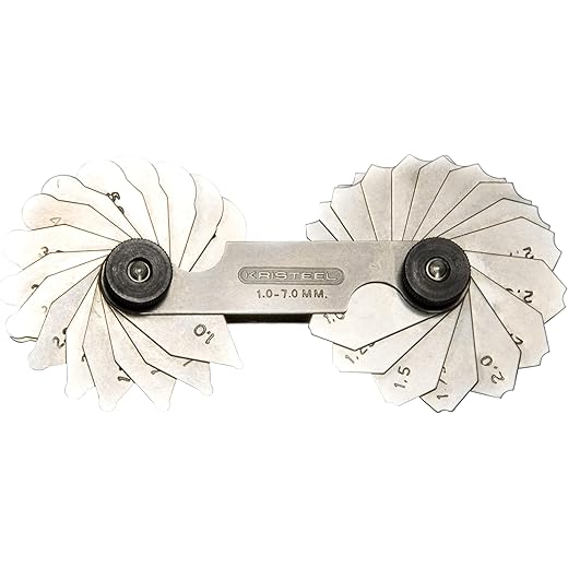 KRISTEEL Radius Gauge 25 mm