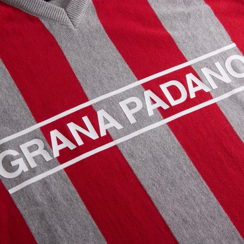 COPA - Maglia retrò - Calcio - Uomo - US Cremonese 1983/84 - Rosso/Griogio - 50% Cotone – 50% Acrilico