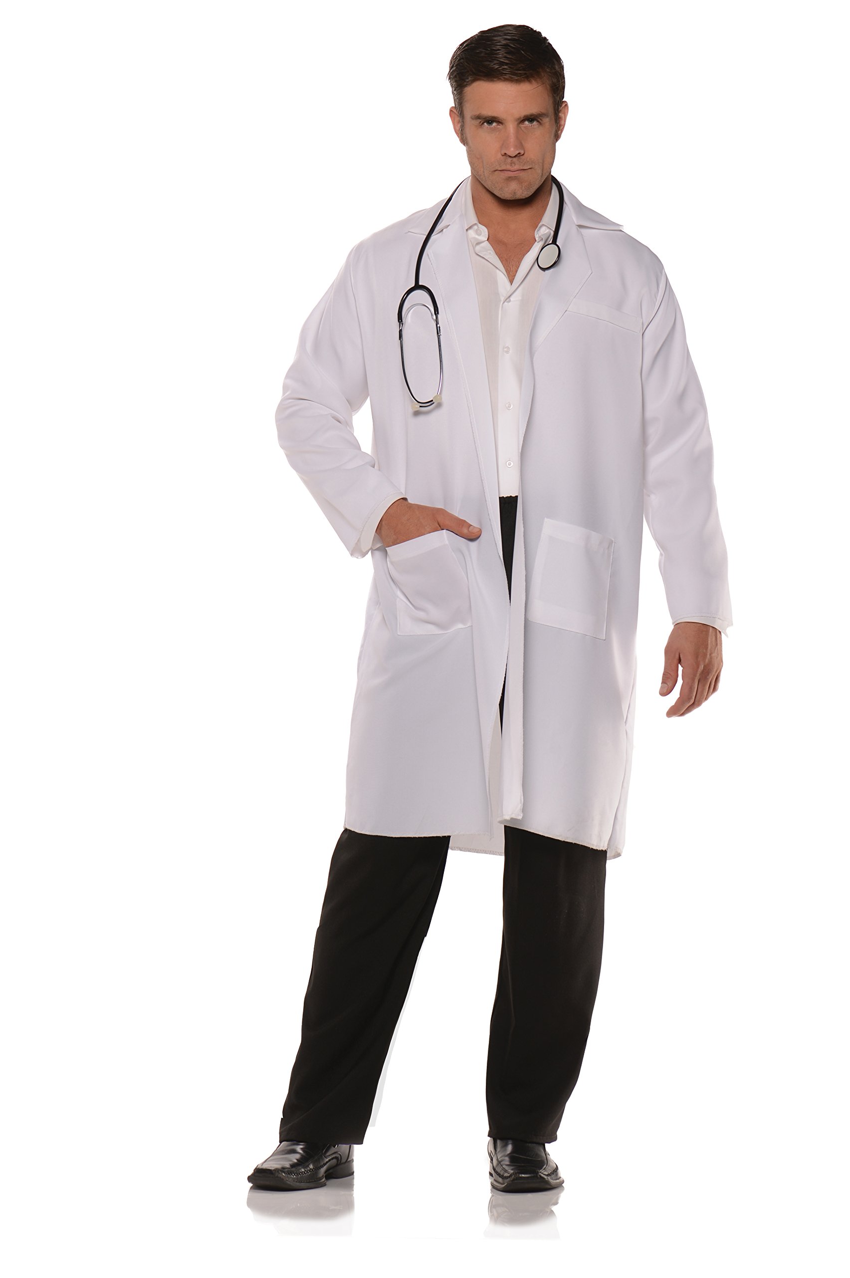 Underwraps Kostiumy męski medyczny fartuch laboratoryjny kostium