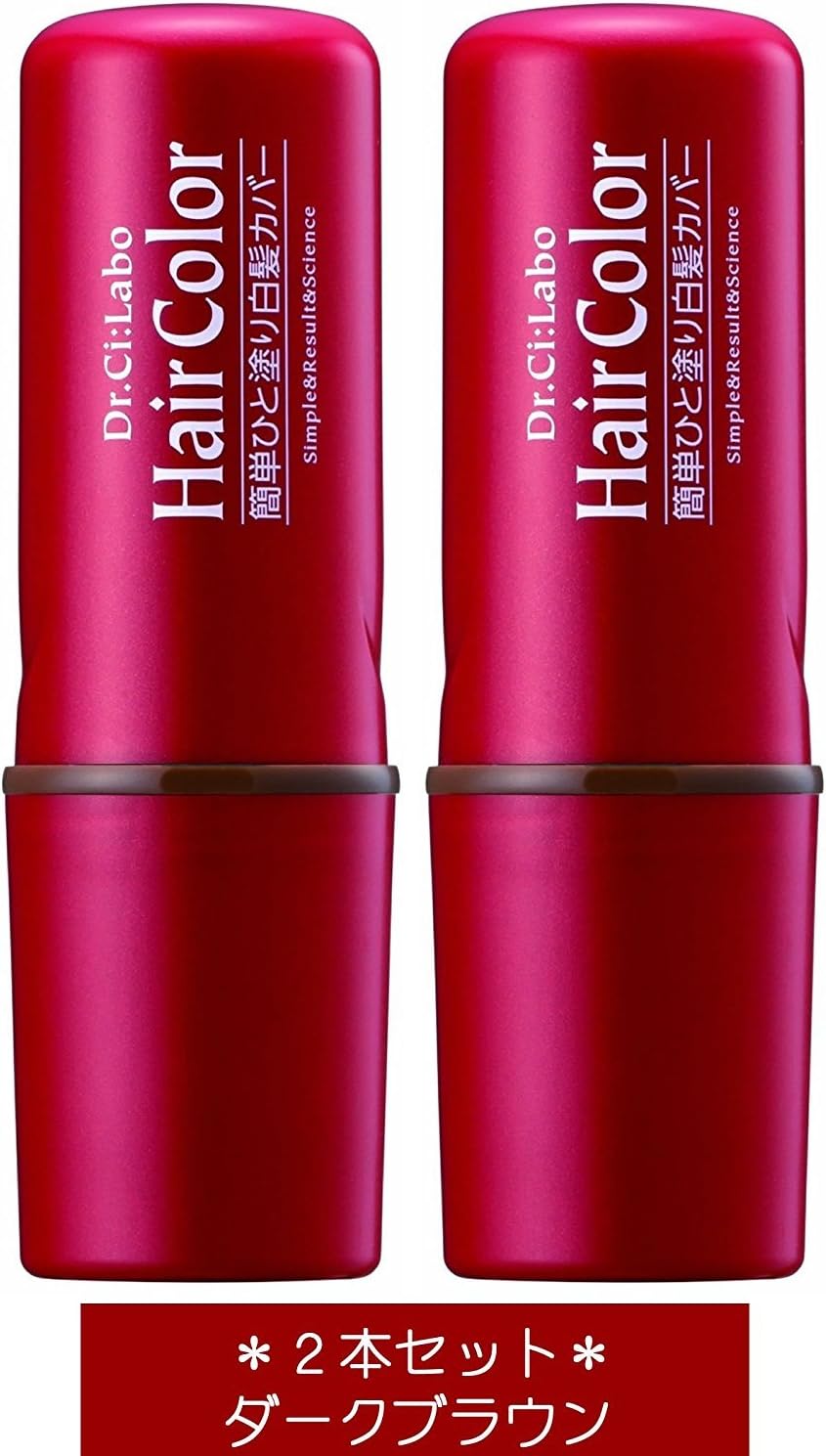 Amazon ２本セット ドクターシーラボ 簡単ひと塗り白髪カバー ダークブラウン 10ml ドクターシーラボ ビューティー 通販