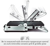 Vista 5 de Breville BGR700BSS - Parrilla de acero inoxidable cepillado