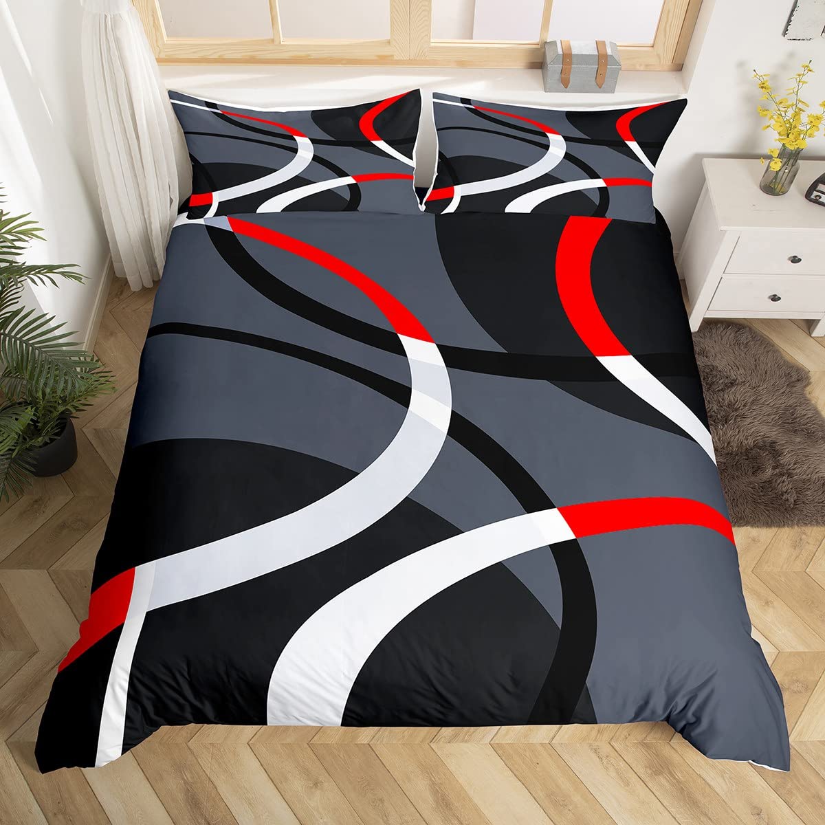 Housse de couette géométrique pour sublimer la décoration de votre chambre