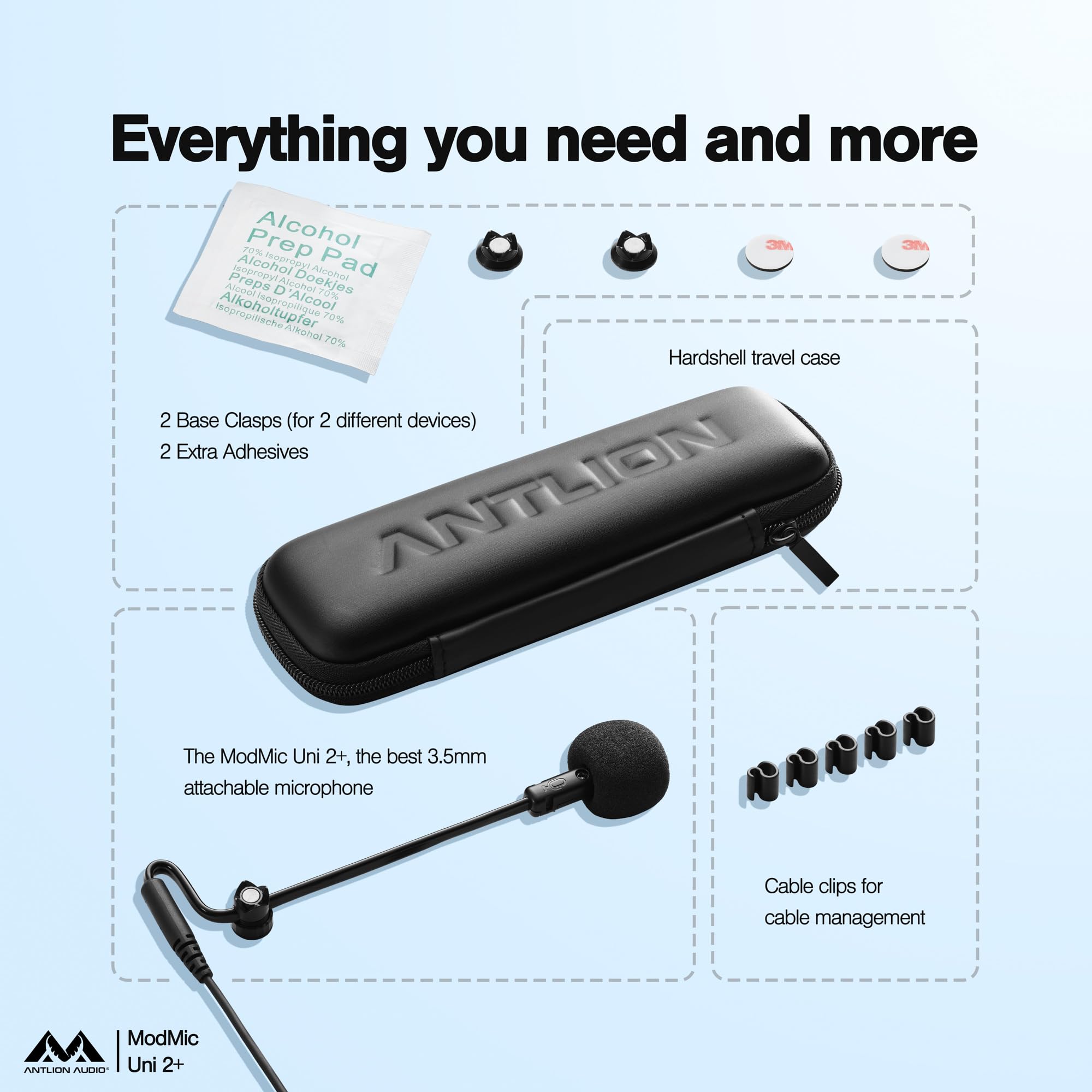 Amazon.co.jp: Antlion Audio ModMic Uni 2+ 取り付け可能な3.5mm