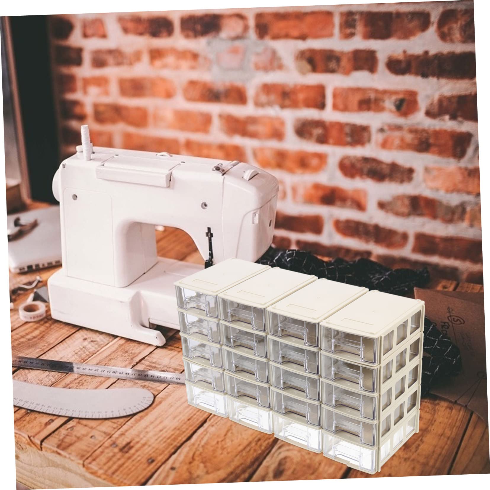 IMIKEYA 20sets Stoccaggio Per Componenti Elettronici Scomparti Trasparenti Organizer Per Piccole Per e Hobby Design e