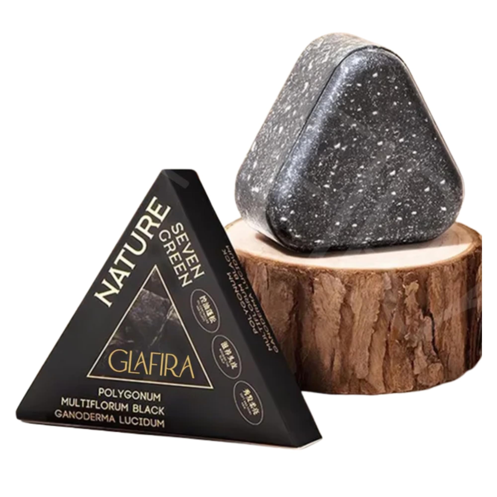 Glafira Black Ganoderma Shampoo Bar – For Hair Growth, Grey Hair Care, Dandruff Control & Scalp Repair | Sulphate-Free Natural Shampoo Bar For Men & Women | 85gm-picture-31