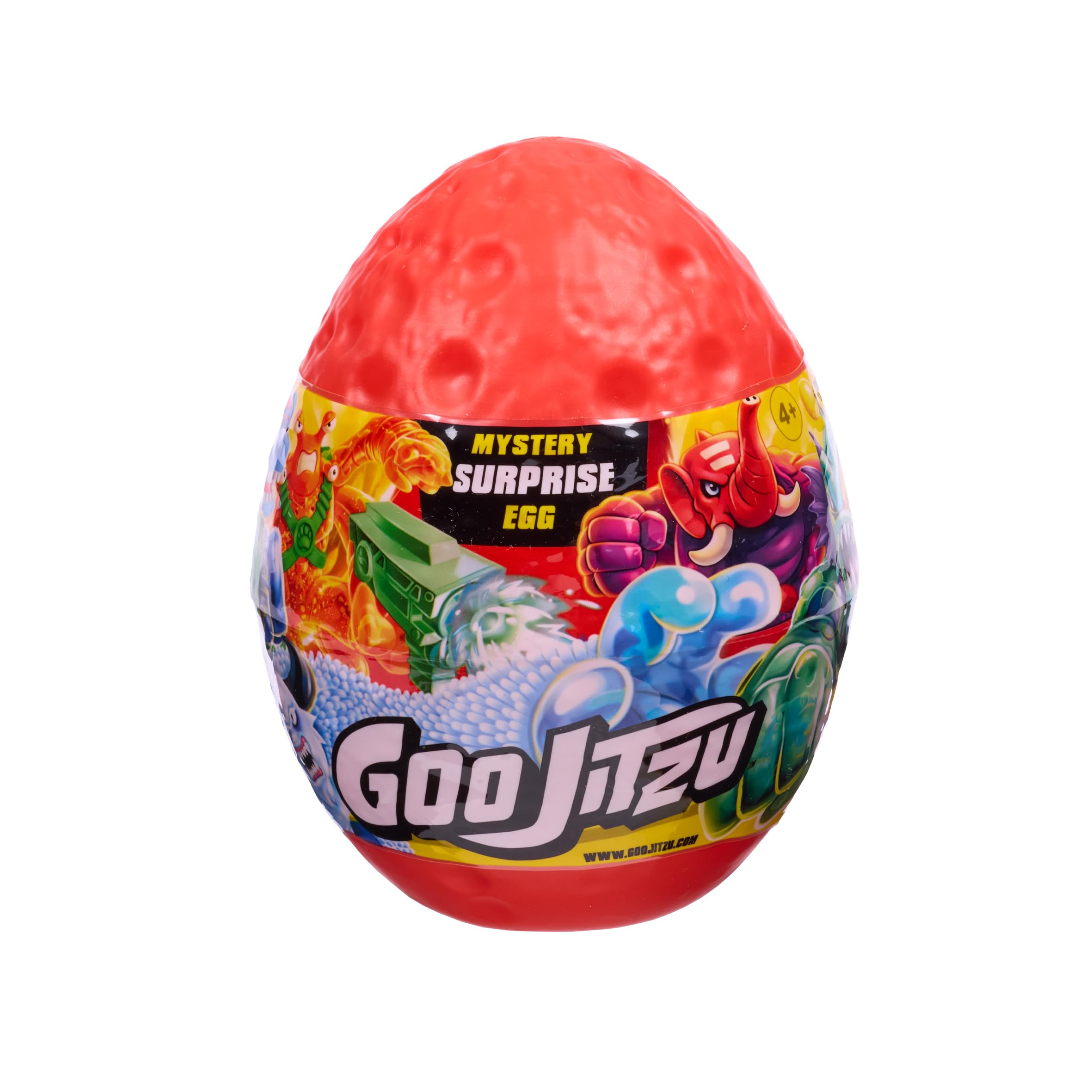 Heroes of Goo Jitzu Archive Mystery Surprise Egg – Hidden Collectible Stretch Figure with Unique Goo Filling, Surprise Unboxing Toy