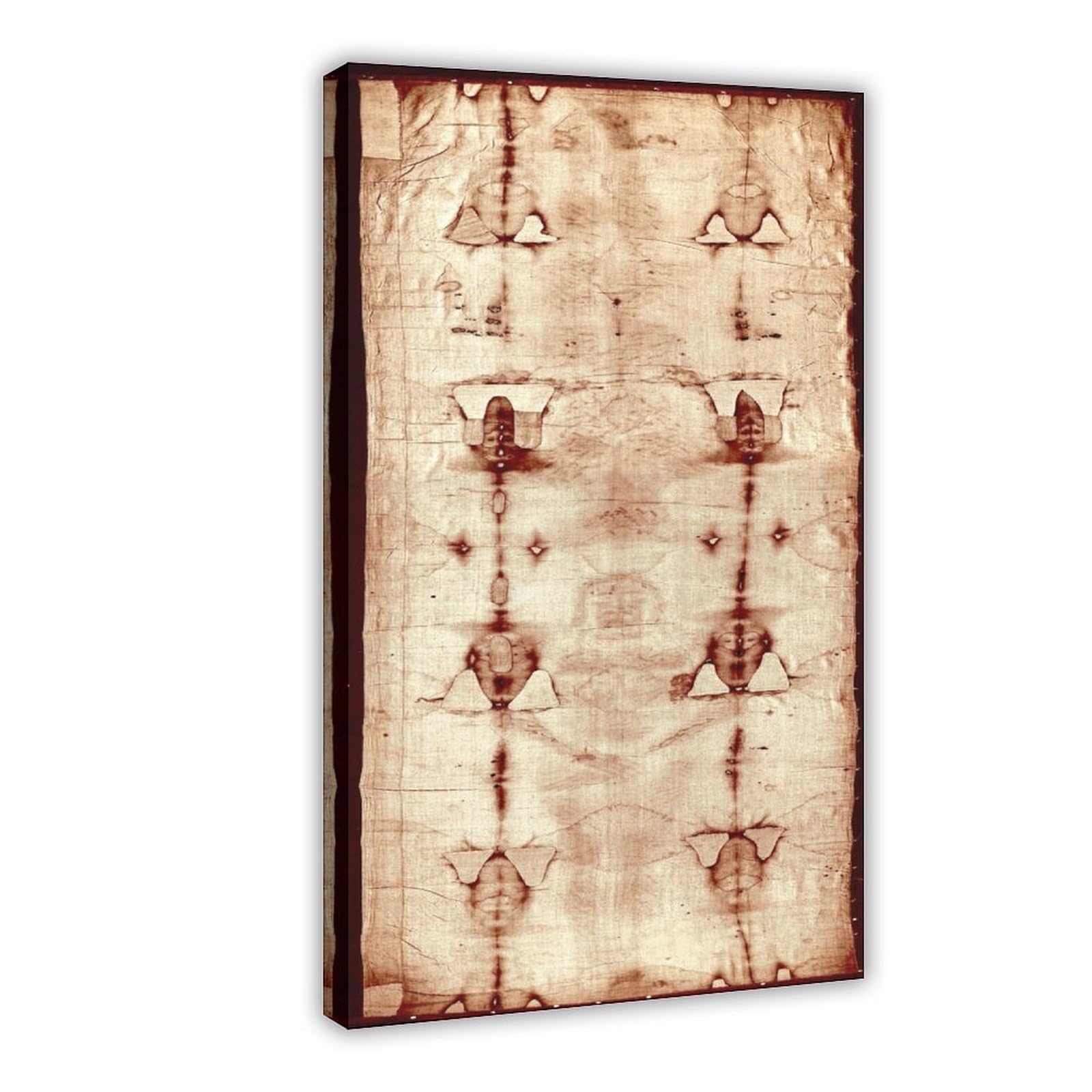 Piank Full Shroud Of Turin Jesus Christ Burial Cloth Canvas Art Poster And Wall Art Picture Print Modern Family Bedroom Decor 12X18inch(30X45cm)