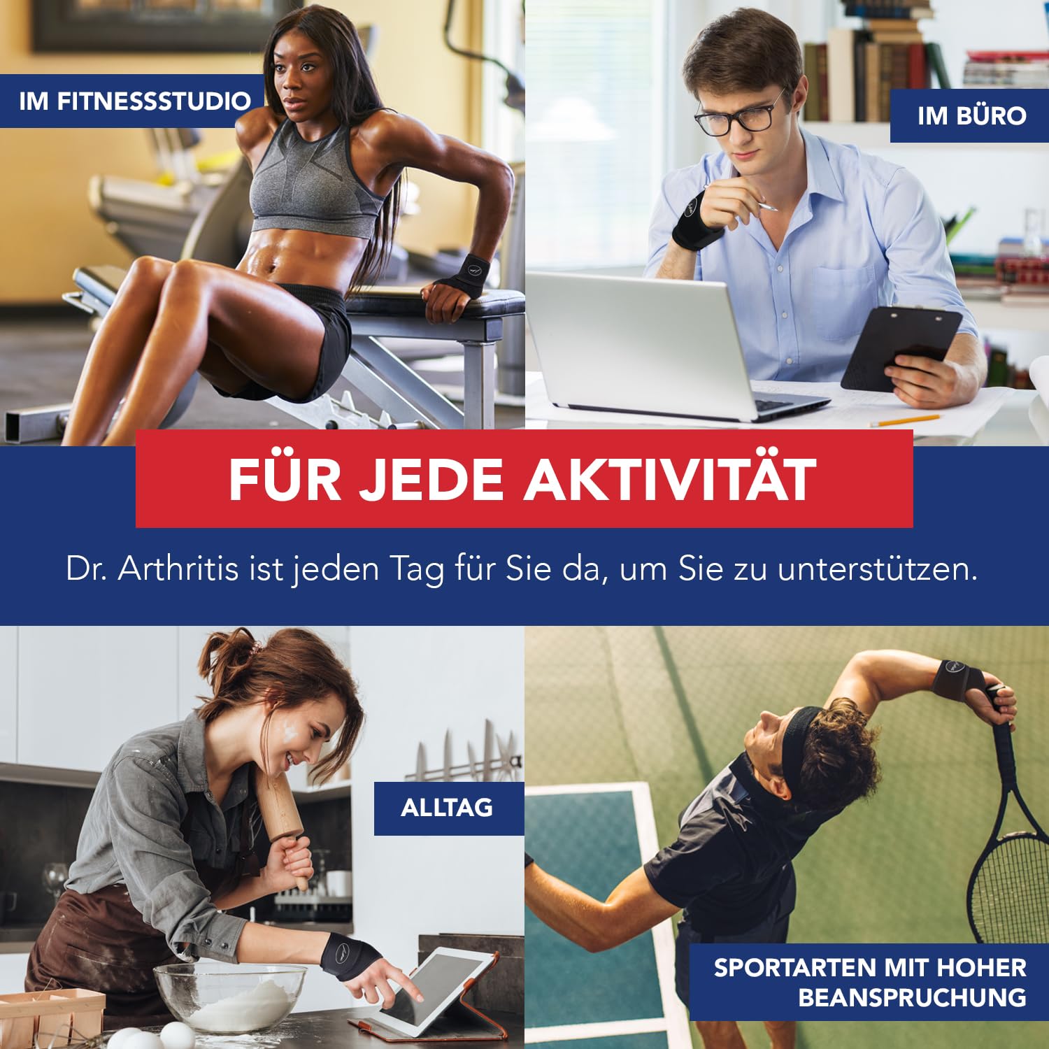Von Ärzten Entworfen, Leichte Handgelenk Bandagen, Handgelenkstütze, Sehnenscheidenentzündung Handgelenkbandage, Karpaltunnel Schiene… – Ansicht 5