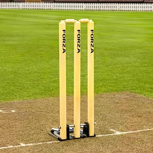 FORTRESS Forza Spring Back Cricket Stumps – Freestanding Wicket Set
