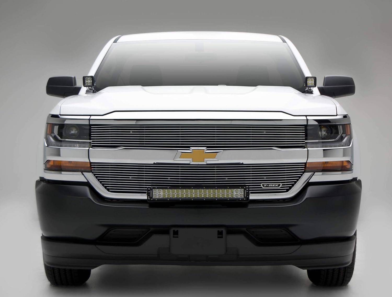 ZROADZ Z322082 Black Front Bumper LED Bracket 2016-2016 CHEVROLET SILVERADO 1500
