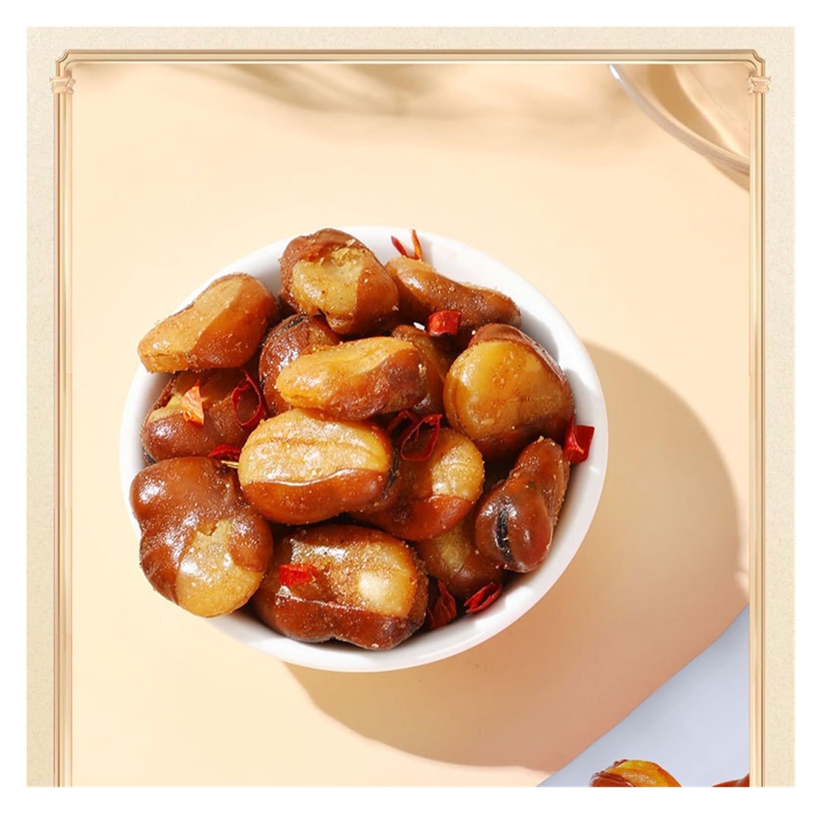 Fèves sans huile en petits paquets avec différentes saveurs(20bag,Barbecue flavor/25g)