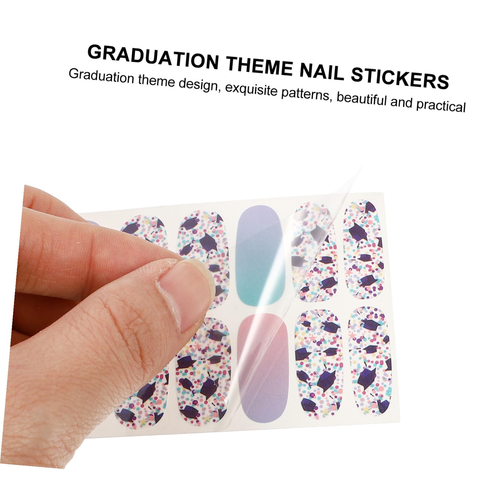 VICASKY 32 fogli, 1 set di adesivi per unghie per nail art