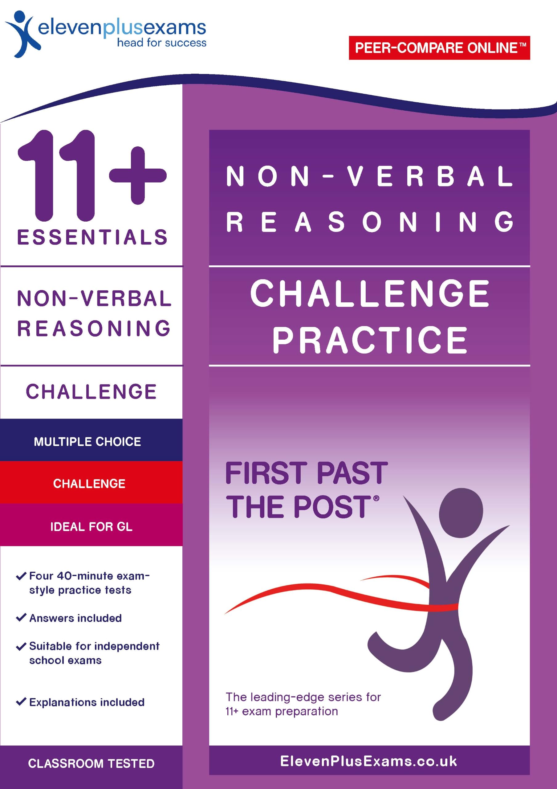 11+ Essentials Non-Verbal Reasoning: Challenge Practice (First Past the Post)