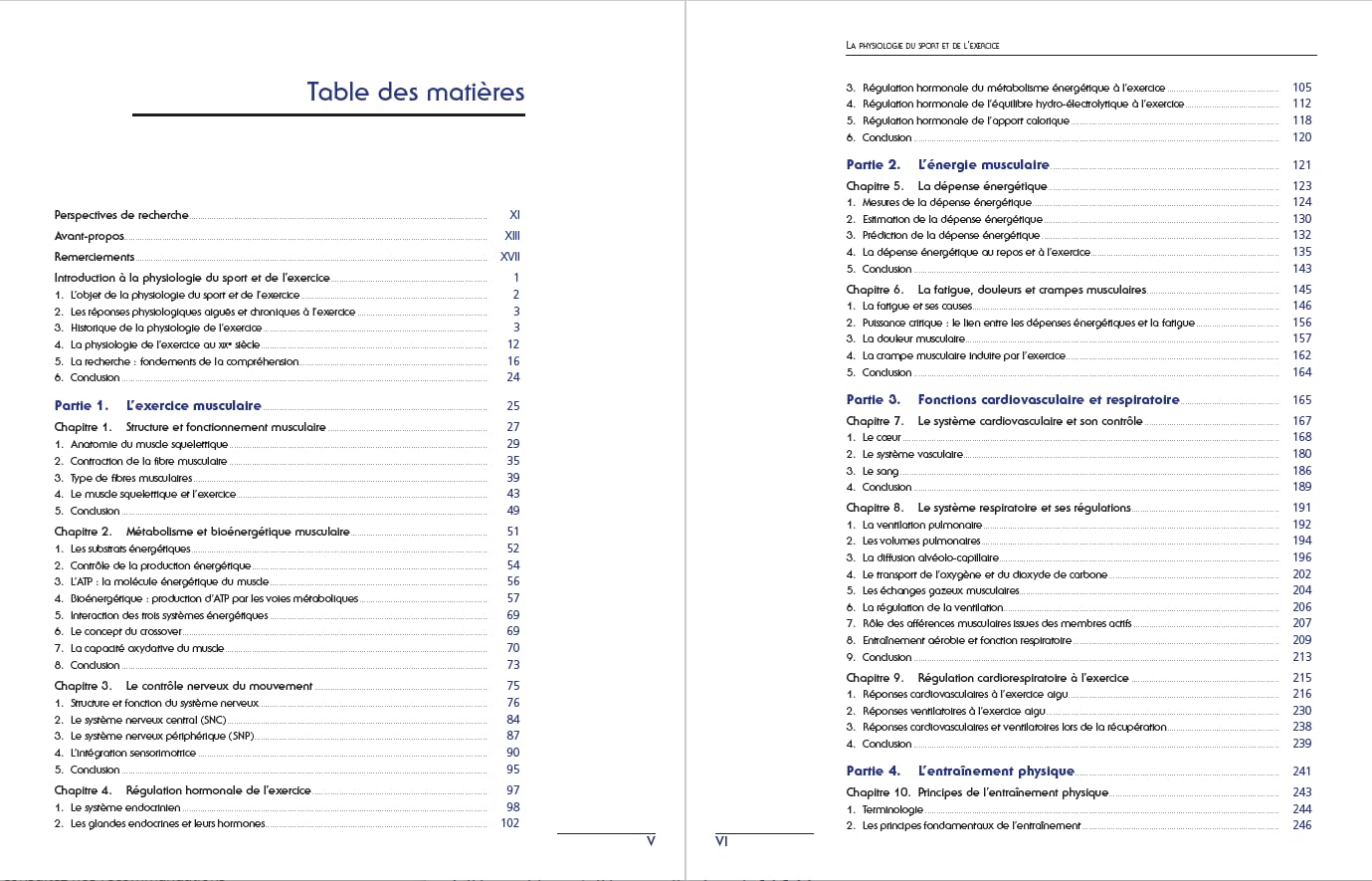 Physiologie du sport et de l'exercice