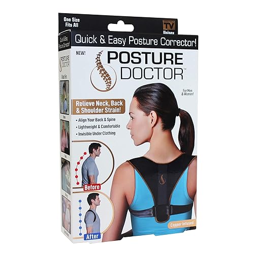 Ontel Posture Doctor Quick & Easy - Corrector de postura para adultos, paquete de 1 unidad