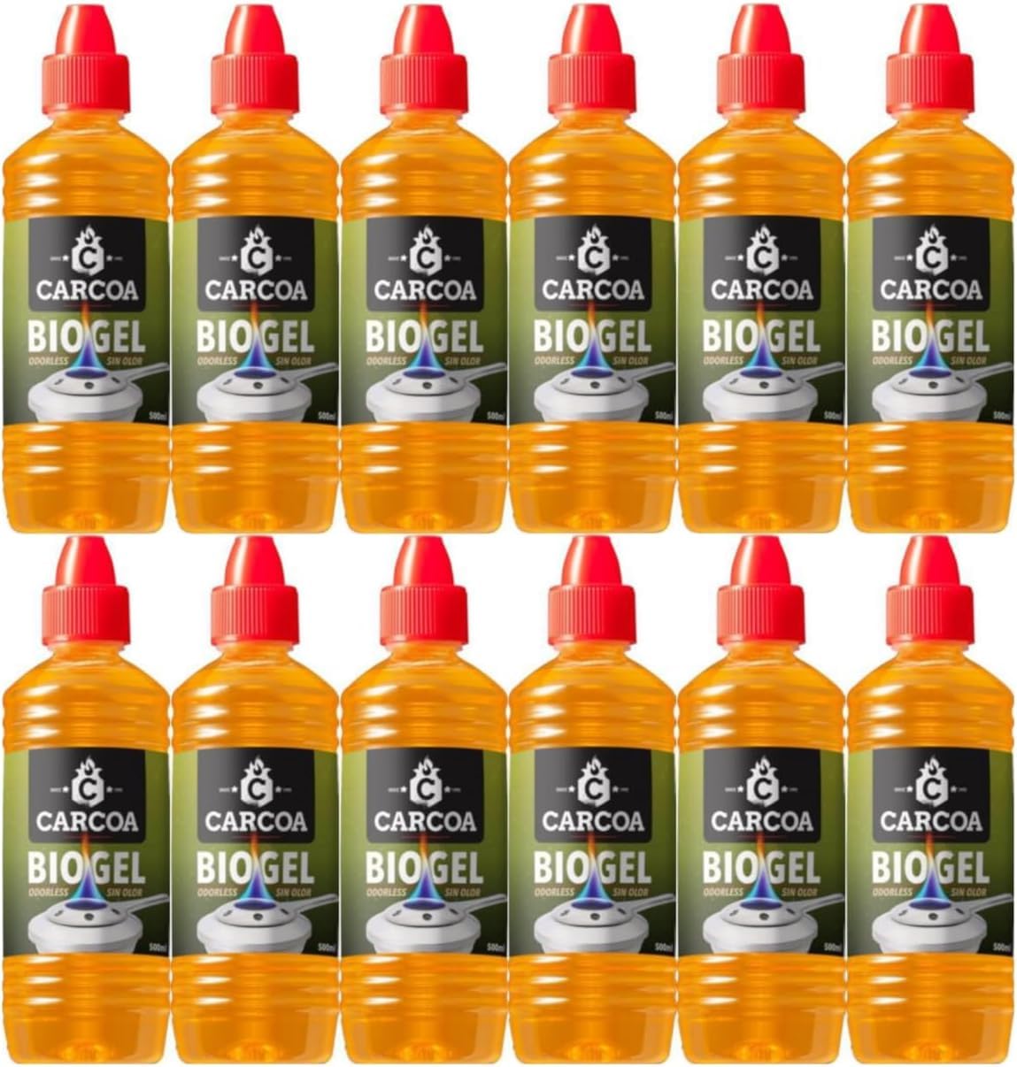 OAXYS Gel Encendido de Bioalcochol Carcoa - Especial para Fondue, Grills de Mesa, Wok, Barbacoa y Encendido de Chimeneas. Sin Olor. 500 ml (Pack 1) — view 4