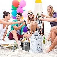 Vista 5 de Bolsas de hielo de 8 libras con cordón, 50 bolsas de hielo para máquina de hielo, bolsas de cubitos de hielo reutilizables de alta resistencia