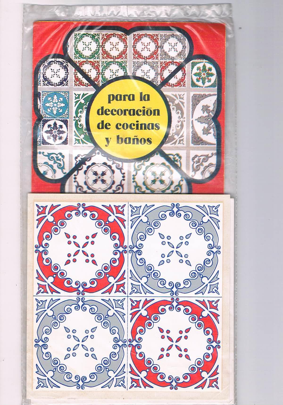 Calcomanías de baldosín modelo CEL para decoración de cocinas y baños