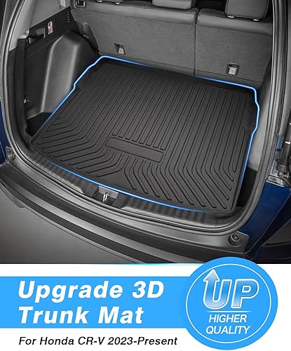 Miniatura 2 de Powerty Compatible con alfombrilla de carga Honda CR-V 2023 2024 CRV solo para accesorios de modelo híbrido, cubierta de carga en posición superior,