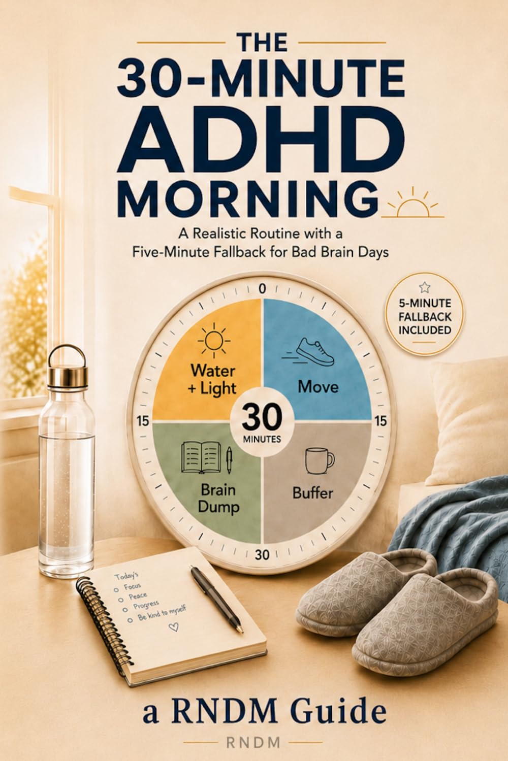 The 30-Minute ADHD Morning: A Realistic Adult ADHD Routine with a 5-Minute Fallback for Bad Brain Days (ADHD Resets)