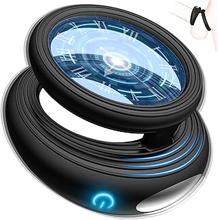 Sex Toys for Men Vibrating Cock Ring, Male Sex Toys Penis Ring Vibrator with 10 Intense Vibration Modes, Double Ring Male Vibrator for Longer Harder Stronger Erection, Adult Sex Toys for Men & Couples