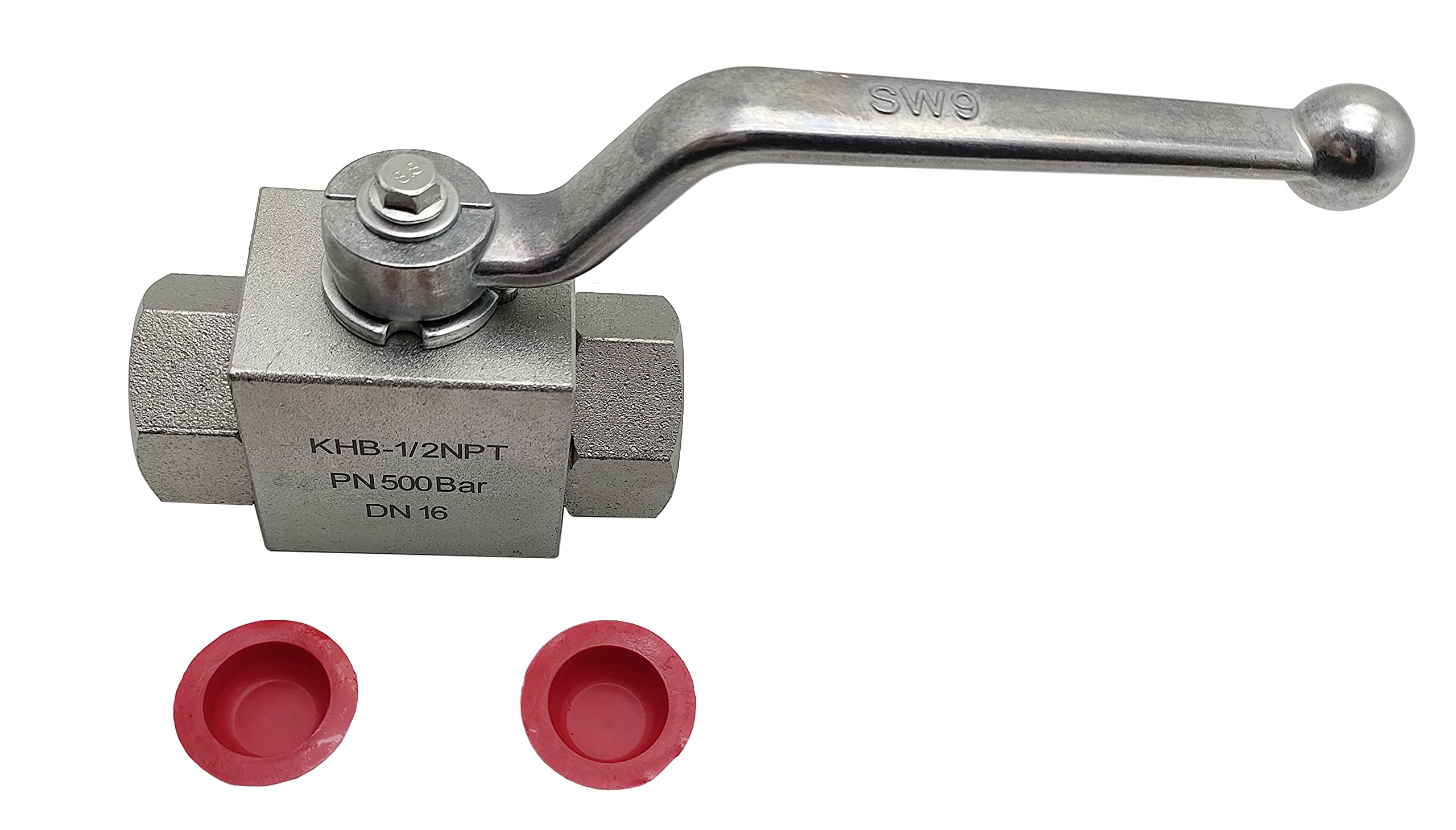 Buy Hydraulic High Pressure Ball Valve 2 Way 7250 PSI ShutOff