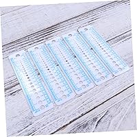 Vista 8 de Operitacx Herramienta de dibujos animados de reglas de acolchado de 10 piezas