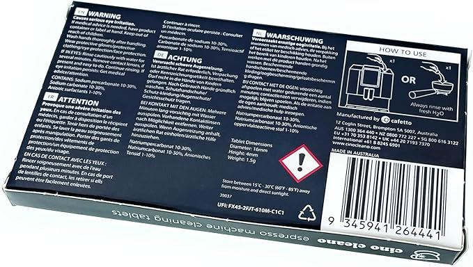 Pastillas Limpiadoras para Máquina de Espresso 8 Unidades miniatura 3