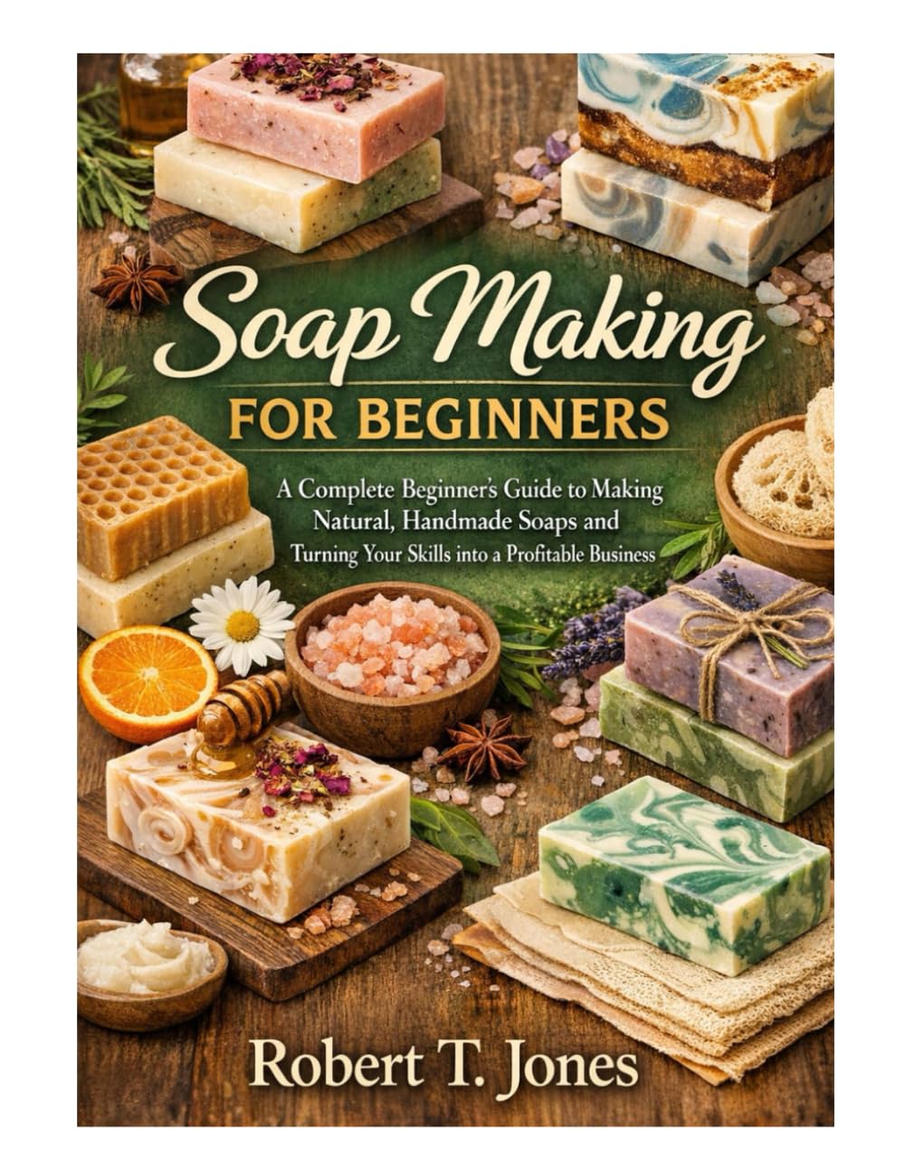 Soap Making for Beginners: A Complete Beginner’s Guide to Making Natural, Handmade Soaps and Turning Your Skills into a Profitable Business