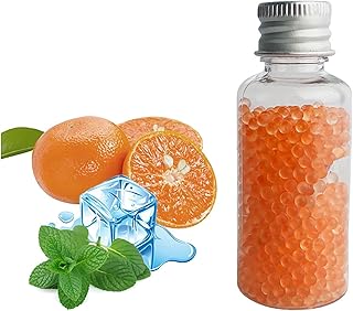 1000 PCS Menthol Filter Crushballs, 13 Flavors Beads Menthol Filters Crushballs Mint Fresh Breath, Menthol Capsule Many Flavours Available (Color : Tangerine, Size : 2000PCS)