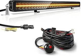 CO LIGHT 40 Zoll Light Bar Auto 220W 44000LM Led Arbeitsscheinwerfer Led 12v E GeprüFt IP68 Mit WeißEn Bernsteinfarbenen Tagfahrlichten Für 4x4 LKW, Auto, ATV, Buggy, Traktor